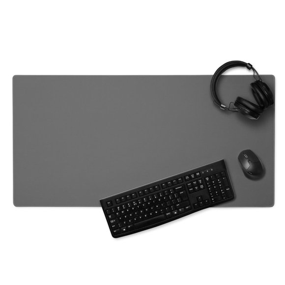 Premium Plain Grey Gaming mouse pad (Customizable) - Picture 1 of 2